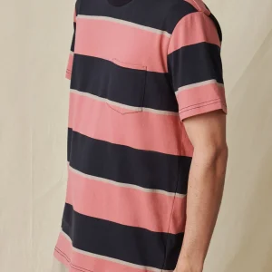 Cheap Bootleg Dreams Stripe Tee - Smoke Clothing