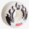 Flash Sale G1 Street - White/Black Flames - Skateboard Wheel 54mm Wheels | Components