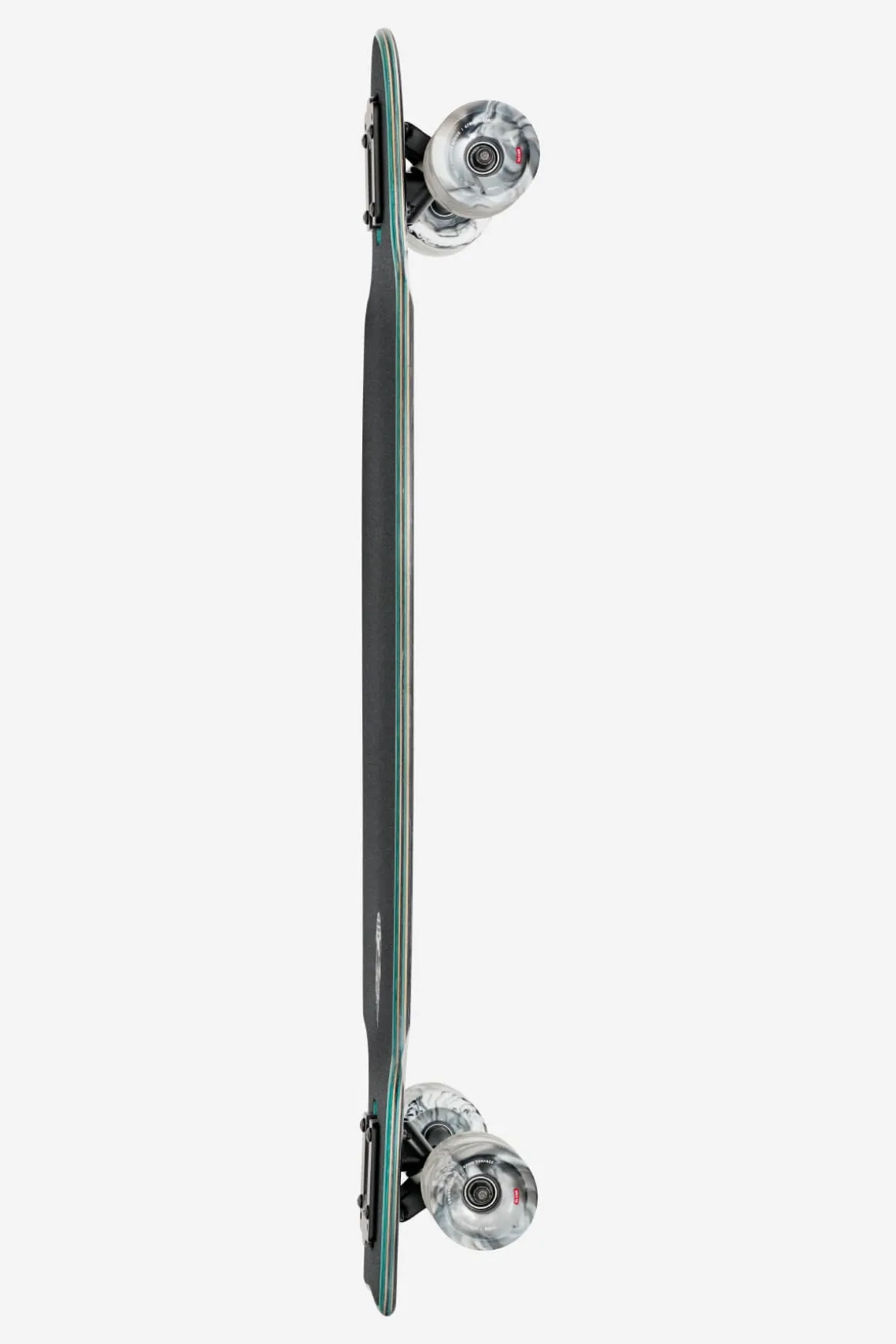 prowler_mid__green_flames___longboard_2.webp Clearance Prowler Mid - - 34" Longboard Longboards