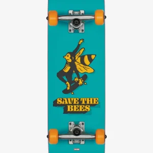 New Save The Bees Mid - - 7.6" Kids Complete Skateboard Kids Kids Completes