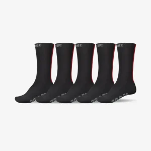 Hot Stripe Hi Crew Sock 5 Pack - Socks