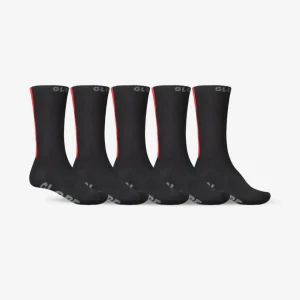 Hot Stripe Hi Crew Sock 5 Pack - Socks