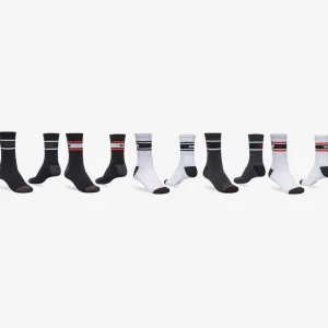 Store Triple Stripe Crew Sock 5 Pack - Socks